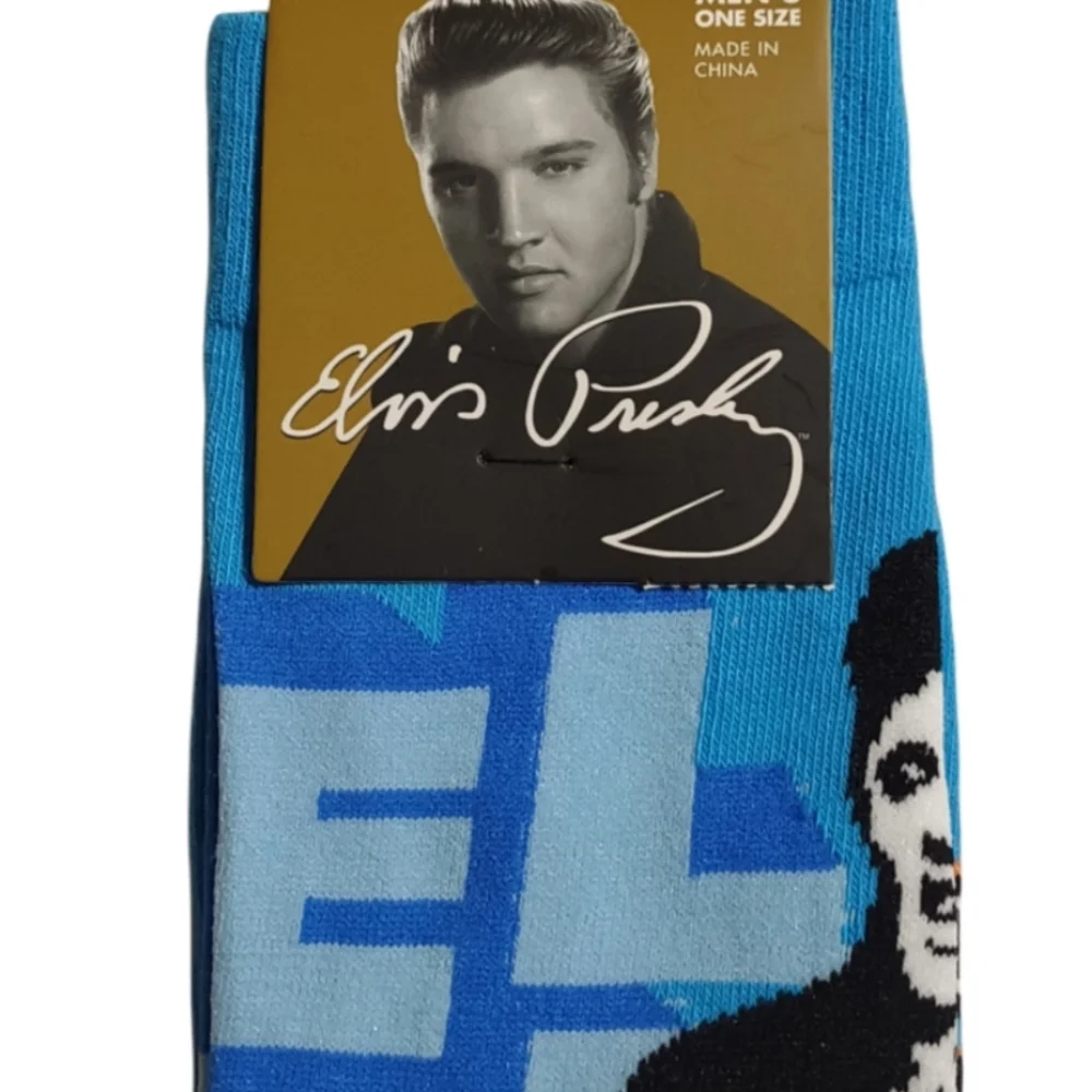 Men's Elvis Presley Crew Socks  Novelty Unisex Giftable Bundle And Save